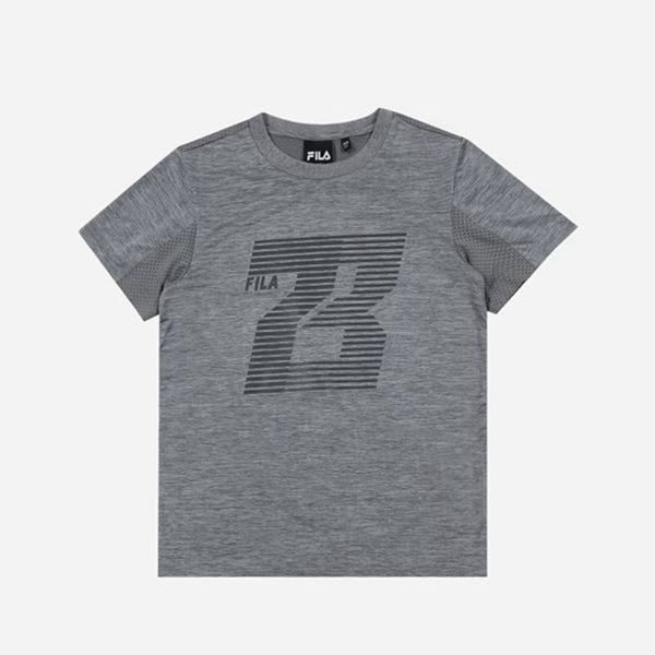 Fila Speed 73 S/S Boy's T-Shirts - Grey,NZ 68-57180